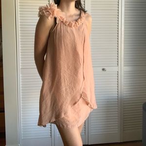 Blush Shift Dress
